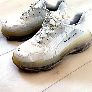 Balenciaga shoes white cream color size 11.5